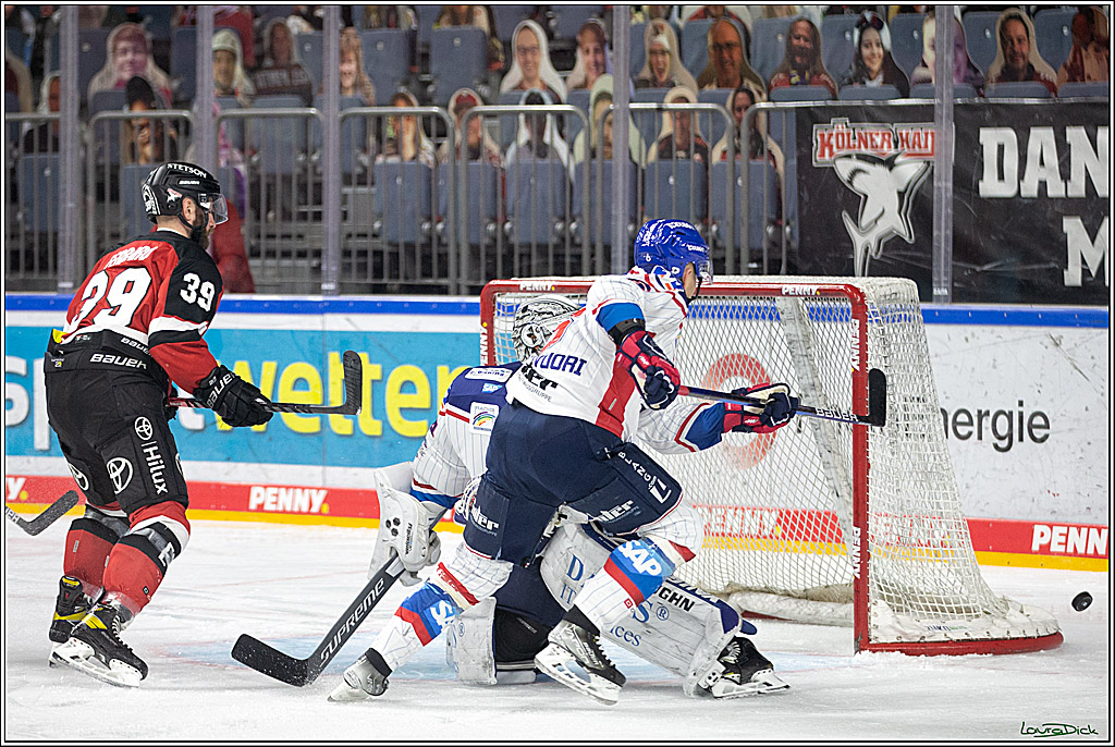 PENNY DEL; Koelner Haie- Adler Mannheim; Koeln, 02.01.2022